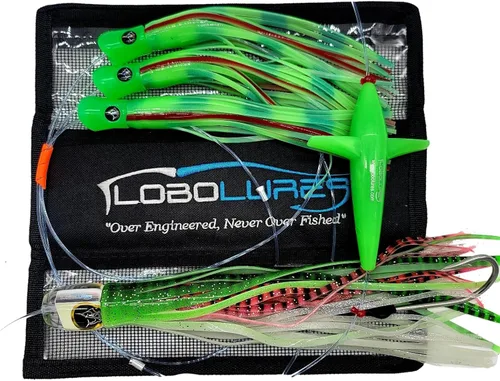Miniatura 5 de Lobo Lures #200 Pelagic Magic Skipjack Hybrid Daisy Chain Marlin & Atún Trolling Señuelo Uretano Hecho en Estados Unidos