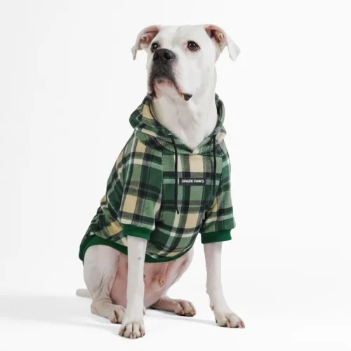Miniatura 43 de Spark Paws Sudadera con capucha para perro, suéter de primera calidad para perros pequeños, medianos y grandes Trajes cálidos para bulldogs