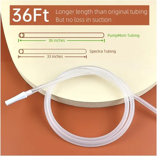 Miniatura 4 de PumpMom - Tubo de repuesto para extractor de leche eléctrico Spectra Synergy Gold dual y portátil, sin BPA, repuesto Spectra SG de doble potencia