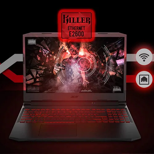 Miniatura 4 de acer Nitro 5 AN515-45-R92M - Laptop para juegos, AMD Ryzen 7 5800H (8 núcleos), GPU NVIDIA GeForce RTX 3060, pantalla IPS FHD de 15.6 pulgadas, DDR4