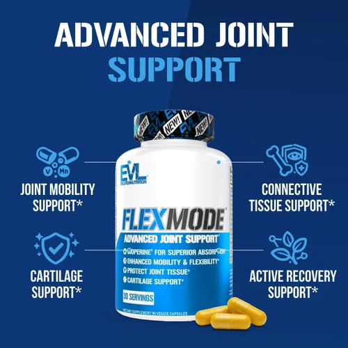 Miniatura 4 de Evlution FLEXMODE - Suplemento para articulaciones de alta absorción con vitaminas avanzadas para las articulaciones que incluyen glucosamina
