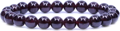 Miniatura 15 de Amandastone Pulsera elástica de cuentas redondas de 0.315 in con piedras preciosas naturales de 7 pulgadas
