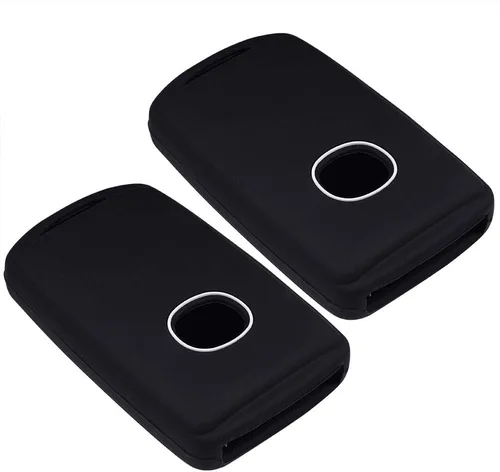 Miniatura 7 de Fundas para llavero remoto de silicona duradera para 3 4 llaves en el lateral 2019 2020 Mazda 3 CX-30 CX-5 CX9 2023 Mazda 6 (negro negro)