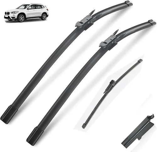 Miniatura 8 de Juego de limpiaparabrisas compatible con BMW X1 E84 limpiaparabrisas delantero y trasero, limpiaparabrisas limpiaparabrisas 2009 2010 2011 2012 2013