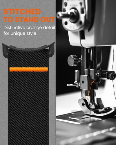 Miniatura 5 de Banda elástica de nailon para Google Pixel Watch 4/3 45mm, correa de bucle suave y transpirable para Pixel Watch 4 45mm con hebilla de cabeza