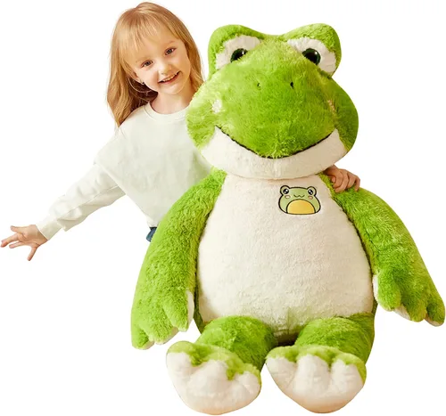 Miniatura 9 de IKASA - Perro de montaña bernese gigante de peluche, juguetes suaves grandes y jumbo, peluche esponjoso grande de 30" de tamaño enorme y lindo