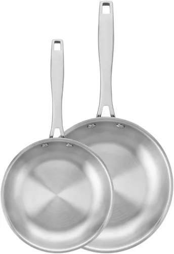 Miniatura 13 de Tramontina 62143/240 - Cacerola de dos asas, color grano, acero inoxidable, las tres capas, apta para lavavajillas, compatible con gas, fabricada