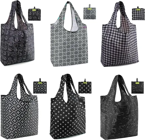 Miniatura 37 de Bolsas de la compra de animales reutilizables plegables bolsas de comestibles