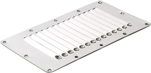 Miniatura 5 de Amarine Made Ventilación marina rectangular con listones de acero inoxidable para yates y barcos - 07720S - 5" X 9" (4)