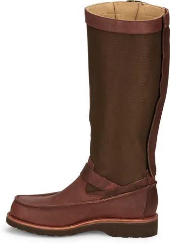 Miniatura 8 de Chippewa Botas de serpiente, puntera MOCC con cremallera y cremallera trasera para hombre de 17 pulgadas