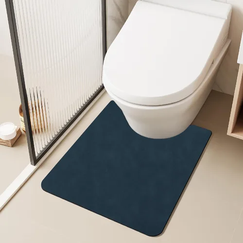 Miniatura 50 de TYUU Tapete de Baño de Halloween, Alfombra de Baño de Halloween Delgada Antideslizante de Secado Rápido Tapete de Baño de Murciélago que Cabe Debajo