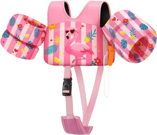 Miniatura 23 de HeySplash Swim Vest for Kids, Toddler Pool Floaties 10-20-30-50-66 Lbs, Baby Arm Floaties with Adjustable Strap, Swim Jacket Water Wing Arm Band