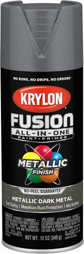 Miniatura 53 de Krylon Fusion - Pintura en aerosol adhesiva todo en uno para uso en interiores y exteriores, 12 onzas, aluminio Icy Grape