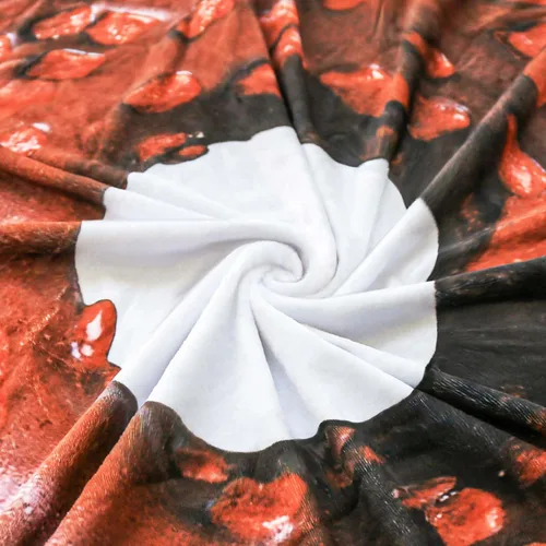 Miniatura 6 de Excervent Manta realista de donas de chocolate, 290 GSM, divertida manta de comida realista, manta de franela súper suave, 60 pulgadas