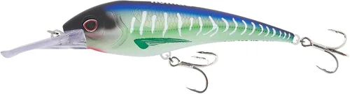 Miniatura 33 de Nomad Design DTX Minnow con sistema patentado Autotune - Acción de natación de pez cebo envejecido, BKK Diablo Caballa Rosa Caliente