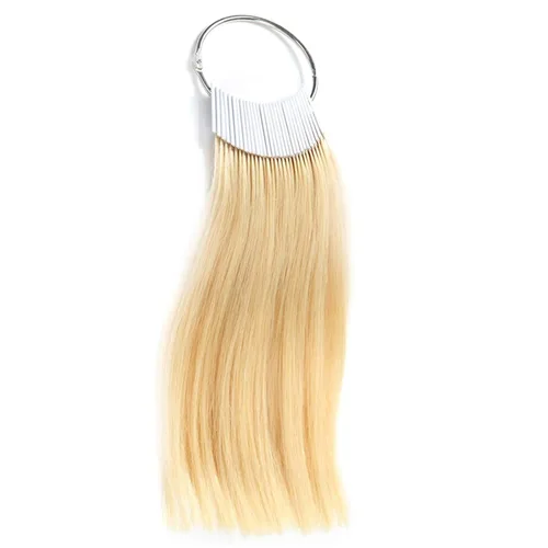 Miniatura 6 de Muestras de cabello para probar color, gris natural, cabello humano natural real, 30 hebras por paquete, 8 pulgadas