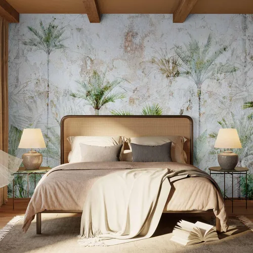 Miniatura 5 de artgeist Mural para pared Palmeras de 154 x 110 pulgadas, papel tapiz autoadhesivo removible, adhesivo grande extraíble, diseño impreso, diseño