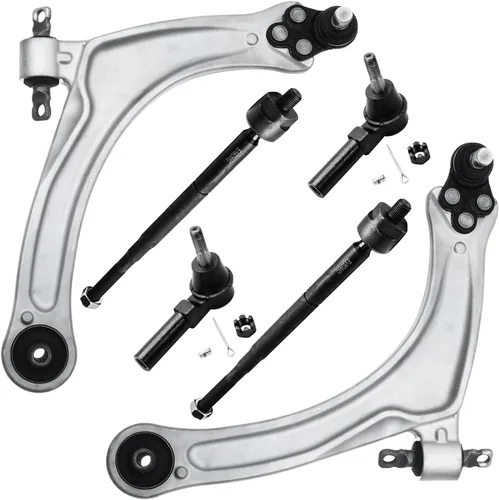 Miniatura 54 de Detroit Axle - Kit de extremo delantero para Chrysler 300 Dodge Charge Challenger 2011-2023, 2 brazos de control inferiores traseros 2 rótulas