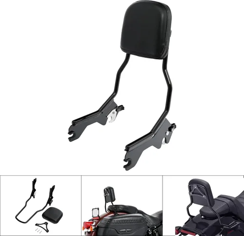 Miniatura 4 de TCMT Almohadilla de respaldo de barra sissy desmontable compatible con Harley Sport Glide Low Rider FLSB FXLR FXLRS 2018-2025 Para FLSB FXLR FXLRS