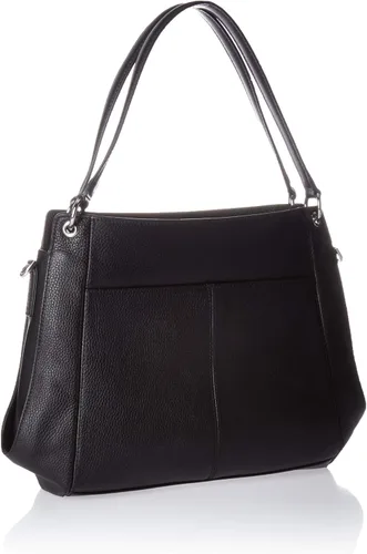 Miniatura 2 de Calvin Klein Melanie Pebble cuero Slouchy Zip Face Hobo