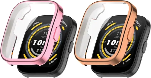 Miniatura 12 de Funda protectora compatible con Amazfit Bip 5 Smart Watch, funda de TPU suave y ultradelgada, protector de pantalla para reloj inteligente Amazfit