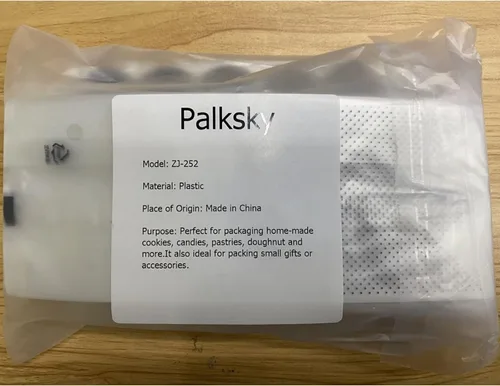 Miniatura 8 de (200 unidades) 100 bolsas de plástico translúcidas/bolsas de panadería con 100 calcomanías hechas a mano para galletas, pasteles, chocolate, dulces