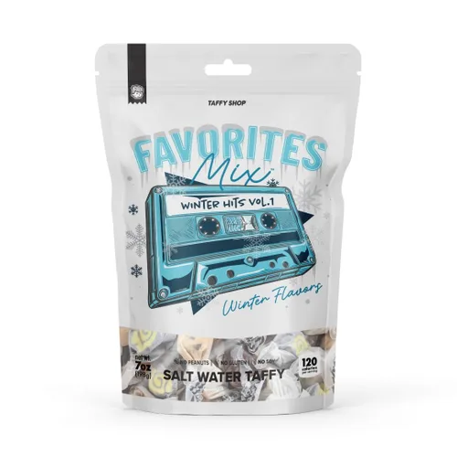 Miniatura 29 de Taffy Shop, Favoritos de los Amantes del Caramelo, Caramelo de Agua Salada – Surtido de Caramelos Gourmet Blandos y Masticables, Paquete