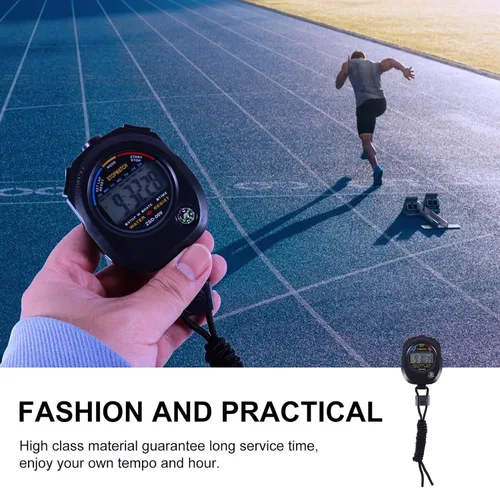 Miniatura 8 de Temporizador de partidos multifunción cronómetro electrónico para juegos deportivos, temporizador de entrenamiento ligero con pantalla LCD