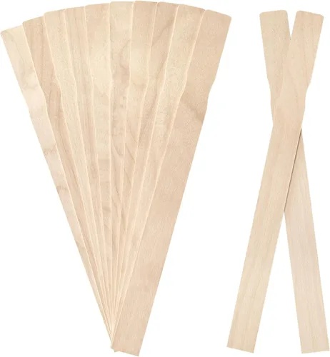 WISYOK Paquete de 15 palitos de pintura de 12 pulgadas, palos de pintura de madera para mezclar, palitos grandes para manualidades, agitadores de