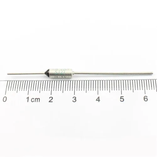 Miniatura 2 de 5pcs Thermal Fuse Links FTF-S 131C 131 Celsius Degree 15A 250V S127 TF Cutoff Axial Lead