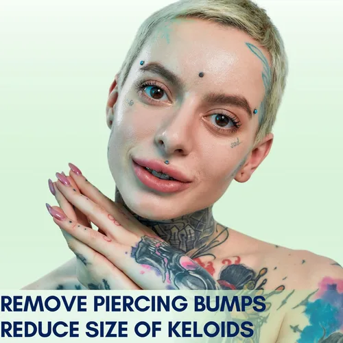 Miniatura 3 de BodyJ4You Kit de cuidado posterior para piercing, solución salina, limpiador de piercings de oído, eliminación natural de queloides, limpiador