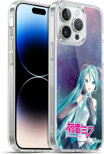 Miniatura 222 de Head Case Designs Licencia Oficial Hatsune Miku Gráficos Lindos Carcasa de Gel [Protección de Grado Militar] Compatible con Apple iPhone 7