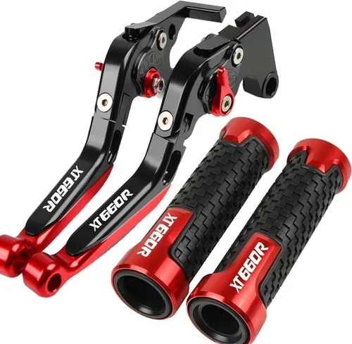 Miniatura 12 de Embrague de freno para Yamaha XT660R 2004-2016 Palancas de embrague de freno plegables de motocicleta embrague de freno ajustables agarraderas CNC