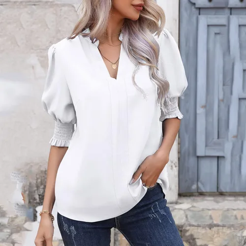 Miniatura 2 de Shirts for Women Dressy Casual 2023 Dressy Beach Floral Party Spring Tops Summer T-Shirts 2023 Trendy