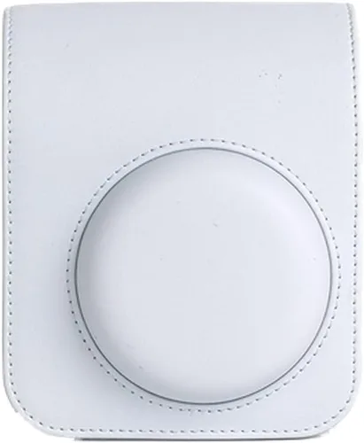 Miniatura 8 de Funda para cámara instantánea Fujifilm Instax Mini 12, funda de poliuretano con correa extraíble para cámara Fujifilm Instax Mini 12 (rosa/morado)