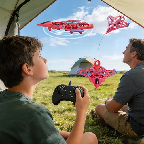 Miniatura 4 de Avión de control remoto, avión RC para adultos con luces LED de 360° Flip Fighter Jet Drone Flying Toys Fácil de volar para principiantes de 14 años