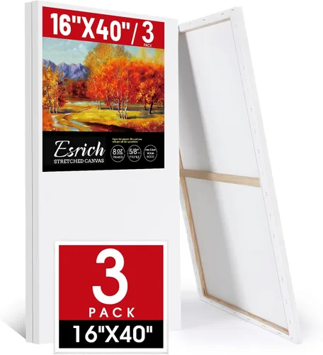 Miniatura 11 de Paquete de 30 lienzos para pintar de 4 x 4 pulgadas, 5 x 7 pulgadas, 8 x 10 pulgadas, 9 x 12 pulgadas, 11 x 14 pulgadas, 12 x 16 pulgadas, lienzo