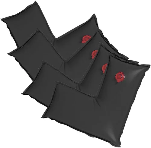 Miniatura 4 de Pool Mate Paquete de 4 bolsas de agua clásicas azules para piscina, 0.001 in de grosor, pesas de cubierta, tubos de agua