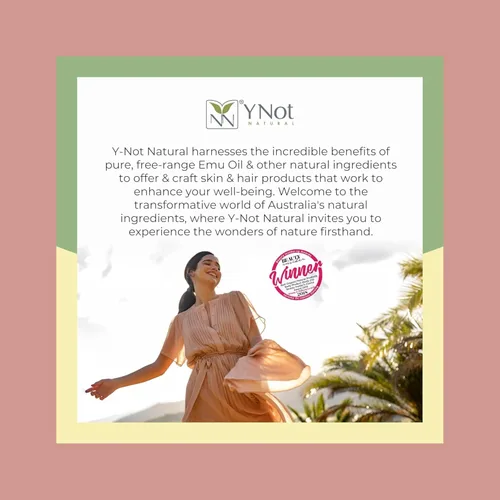 Miniatura 8 de Y Not Natural Aceite de emú puro – Humedad orgánica para cara, cuerpo, cabello, cuero cabelludo y uñas, rico en Omega 3-6-9, vitaminas y minerales