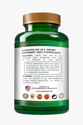 Miniatura 3 de Vitaminas Orgánicas Anamu 1250mg 100% Cultivado Orgánicamente 120 Cápsulas Petiveria Allicea