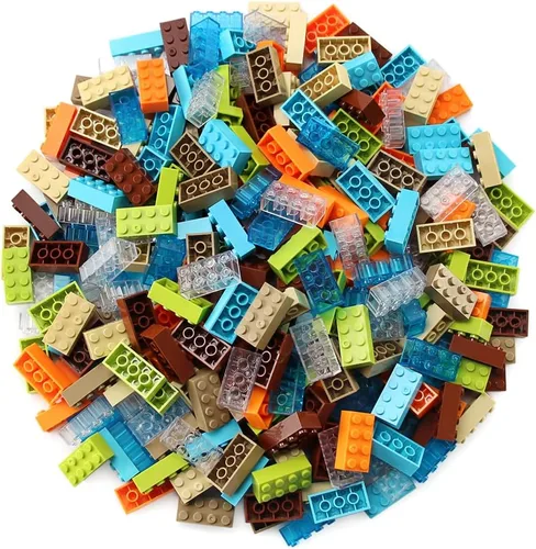 Miniatura 5 de Ladrillos 2x4 320 Piezas Nuevo Conjunto de Juego Creativo de Construcción de Piezas Clásicas Multicolores Bloques de Juguete Accesorios Compatibles