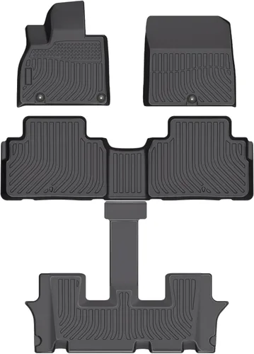 Miniatura 12 de Cartist Alfombrillas personalizadas para VW Atlas 2018-2025 2026 (asientos de banco de 7 pasajeros), juego completo de 3 filas para accesorios