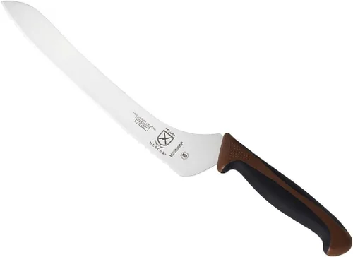 Miniatura 61 de Mercer Culinary - M23210WBH Mercer Culinary Millennia - Cuchillo para pan con borde ondulado de 10 pulgadas de ancho, color blanco