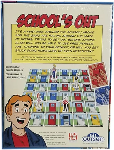 Miniatura 2 de Keys to Riverdale High – Haz tu camino a través y fuera de la escuela – Juego de cartas para construir el tablero – 2 a 4 jugadores – diferente cada