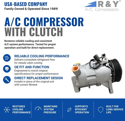 Miniatura 2 de Compresor de aire RY AC y embrague A/C AIG667