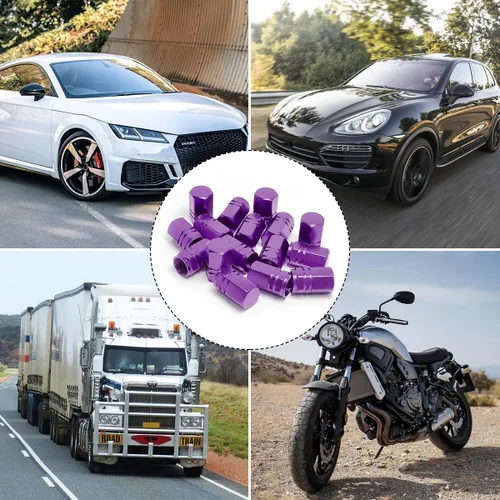Miniatura 7 de Fekey&JF 16 tapas de vástago de válvula de neumático para auto, cubiertas universales para válvula de neumático de rueda de auto impermeables