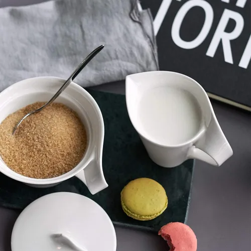 Miniatura 4 de Villeroy & Boch New Wave - Azúcar cubierto, 8.75 onzas, porcelana premium, blanco