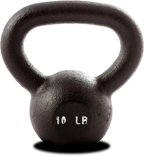 Miniatura 16 de Kettlebell Weights – 5lb to 80lb Cast Iron Kettlebells with Matte Black Finish – Full Body Strength Training & CrossFit Conditioning – Ideal for