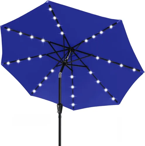 Miniatura 27 de ABCCANOPY Sombrillas solares duraderas para patio con 32 luces LED de 7.5 pies (beige claro)