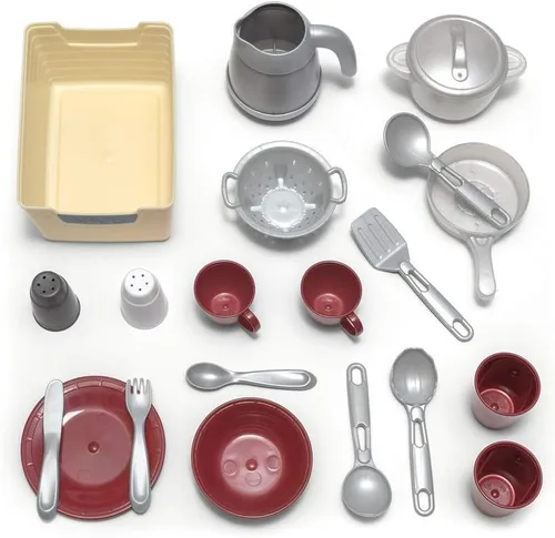 Miniatura 6 de Step2 Timeless Trends - Juego de cocina para niños, cocina para interiores y exteriores, juego interactivo con luces y sonidos, hecho de plástico